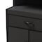 Baxton Studio Tannis Modern Dark Grey Finished Kitchen Cabinet 147-8316 - alternate 2